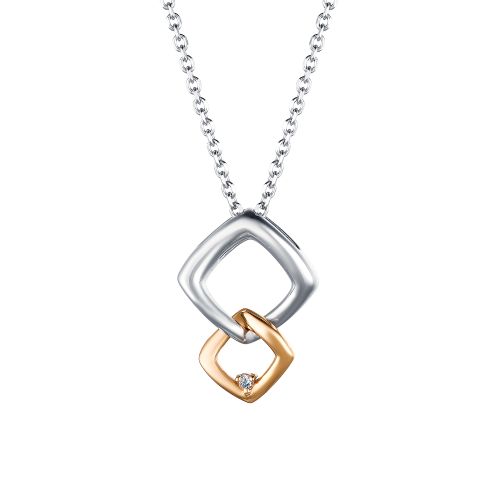 

Колье из серебра с бриллиантом 45 см АЛЬКОР 06-1668/000Б-00