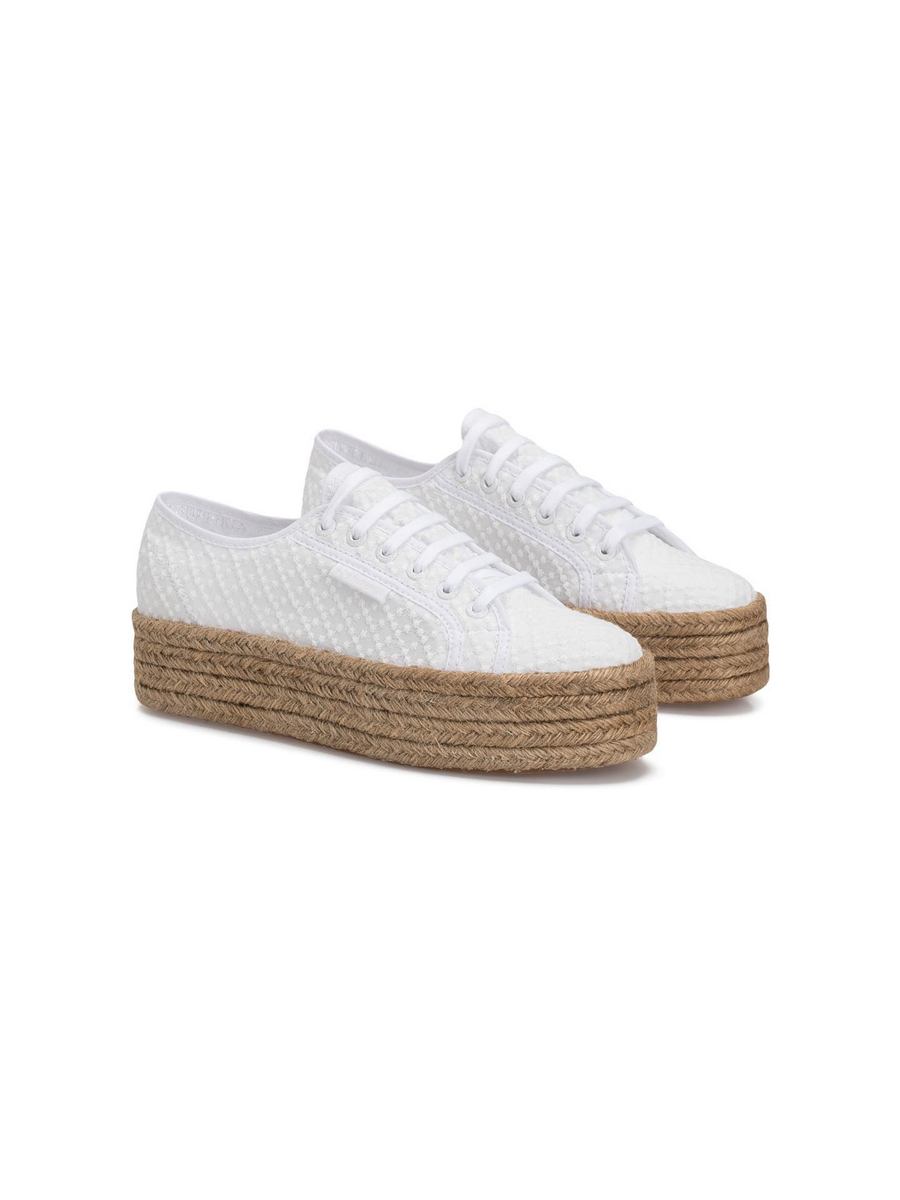 

Кеды женские Superga 1364872 белые 41 EU, Белый, 001364872