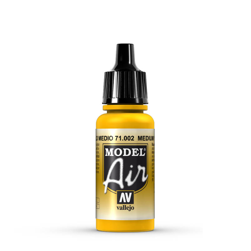 

Акриловая краска Vallejo Model Air Yellow 71002, Желтый