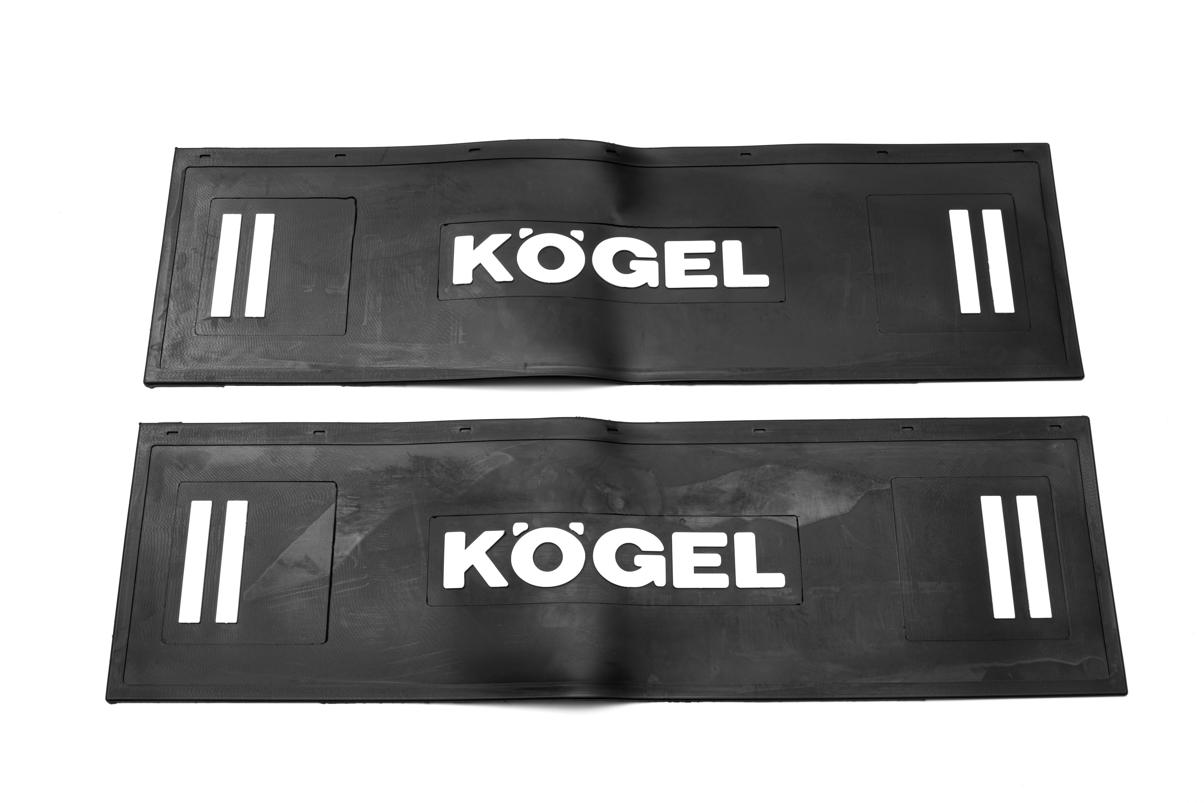 

Комплект брызговиков KOGEL 23052К1 из 2-х частей черный резина 1200*350
