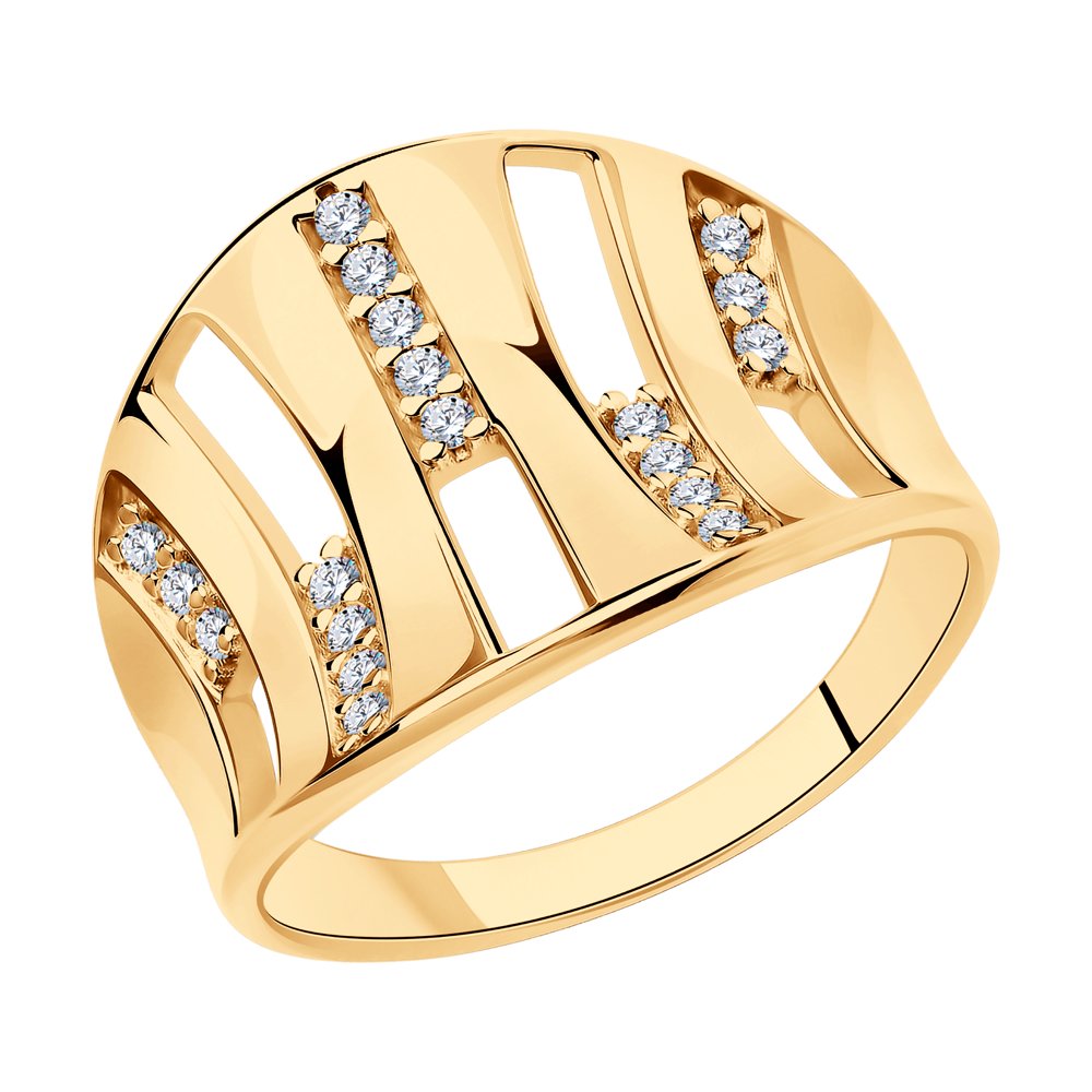 

Кольцо из серебра р. 19 SOKOLOV 93010861, фианит, 93010861