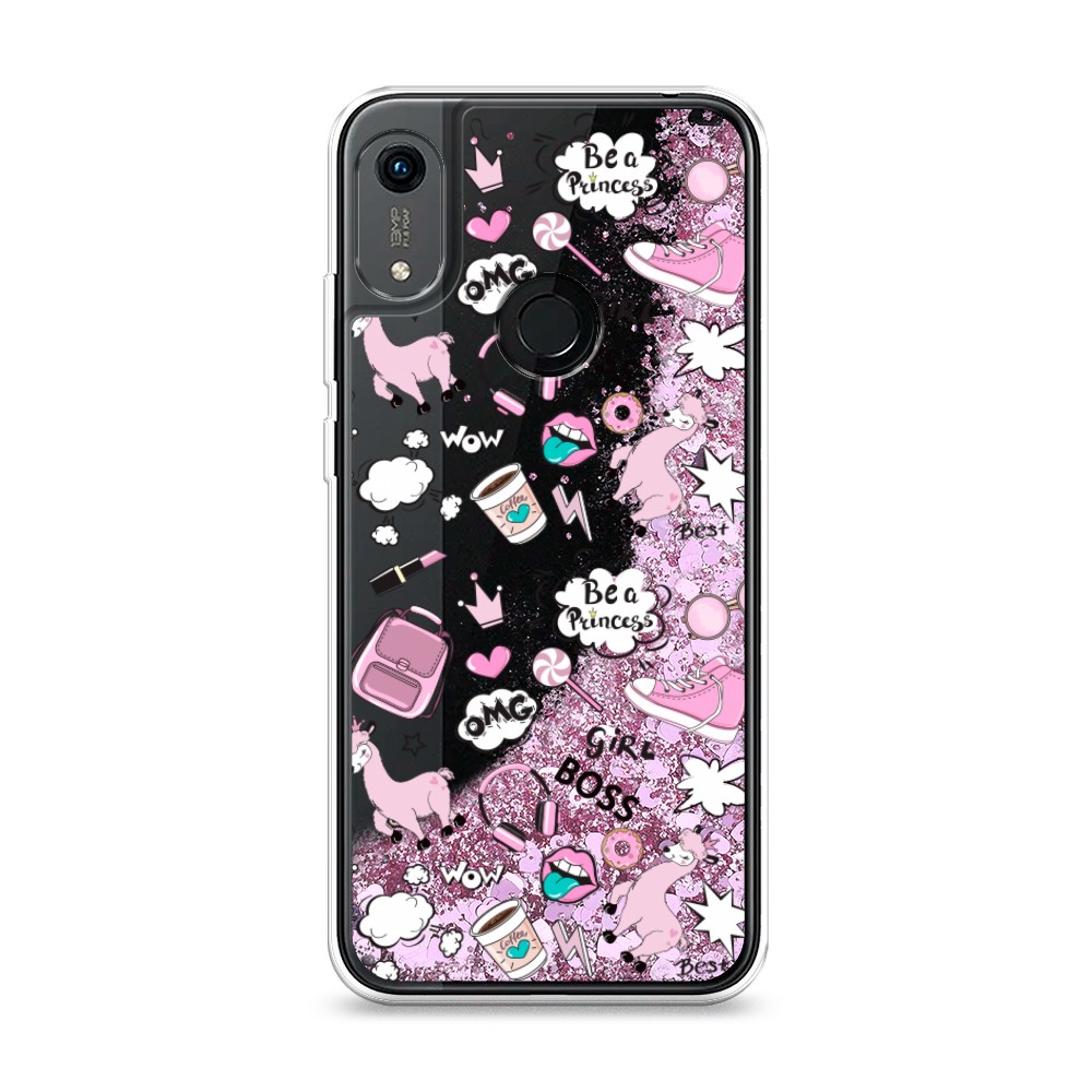 

Силиконовый чехол "Звездочки графика белая" на ZTE Red Magic 5S, Звездочки графика белая