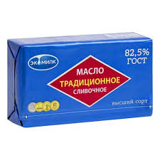 Сладкосливочное масло Экомилк 82,5% 380 г