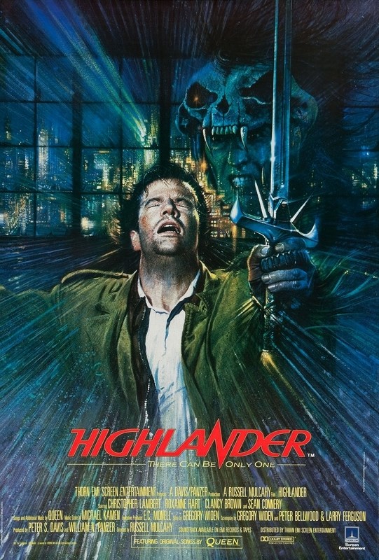 

Постер к фильму "Горец" (Highlander) 50x70 см