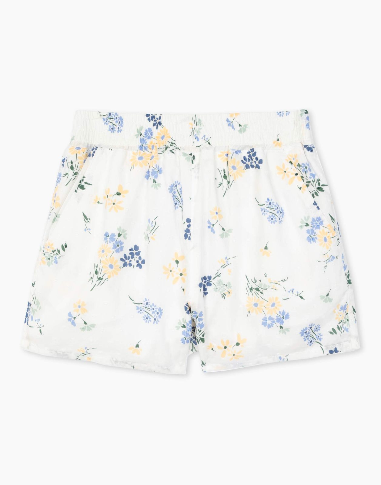 

Шорты для девочки Gloria Jeans GSH011083 молочный 6-8л/128, Белый, GSH011083