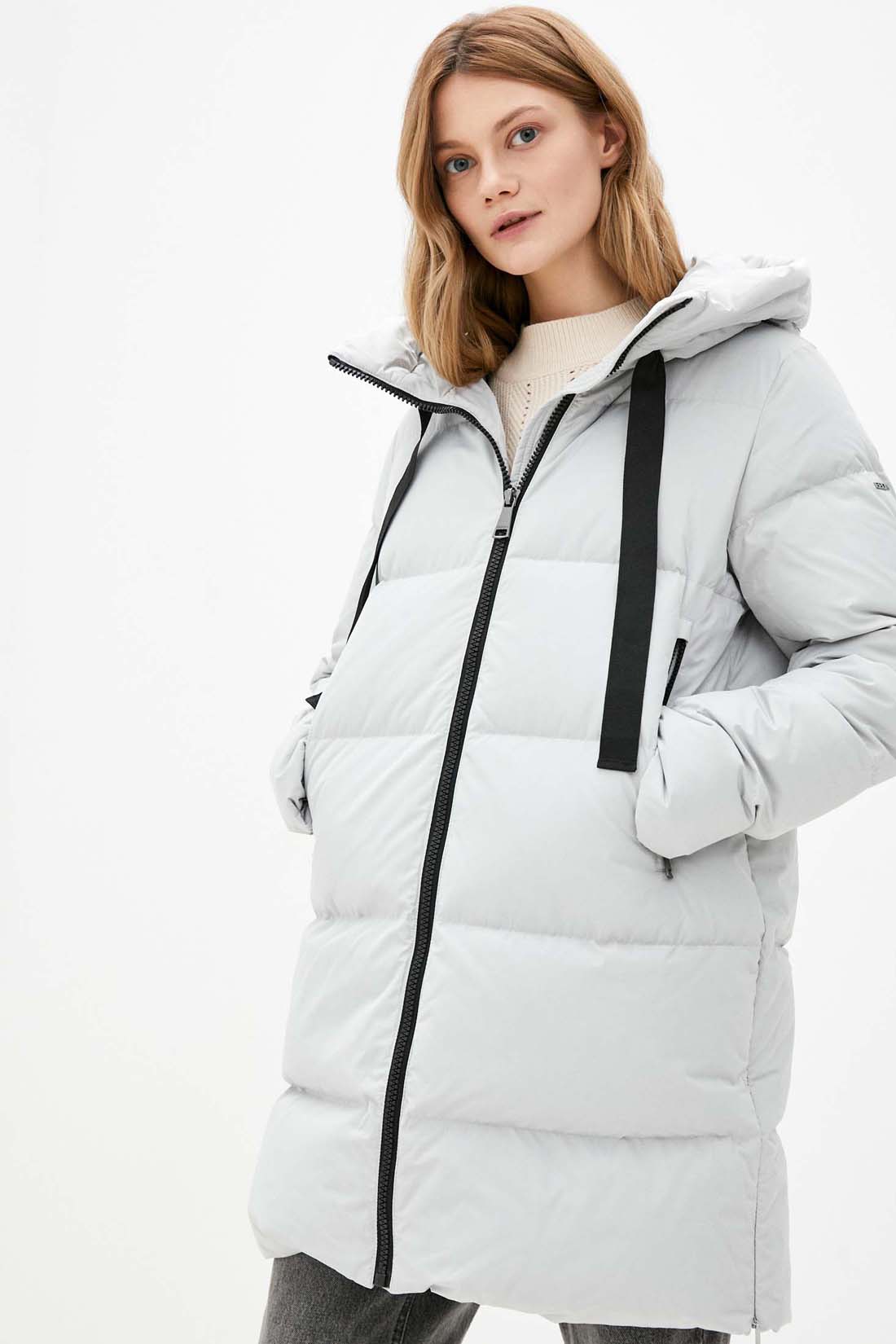 

Пуховик женский Baon B001536 серый XXL, B001536
