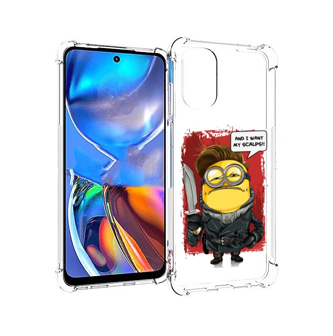 

Чехол MyPads миньон убийца для Motorola Moto E32, Прозрачный, Tocco