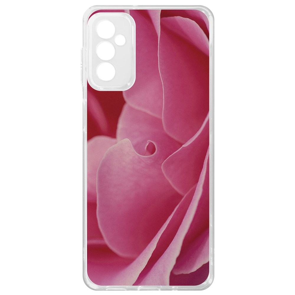 

Чехол-накладка Krutoff Clear Case Лепестки для Samsung Galaxy M52 (M525)