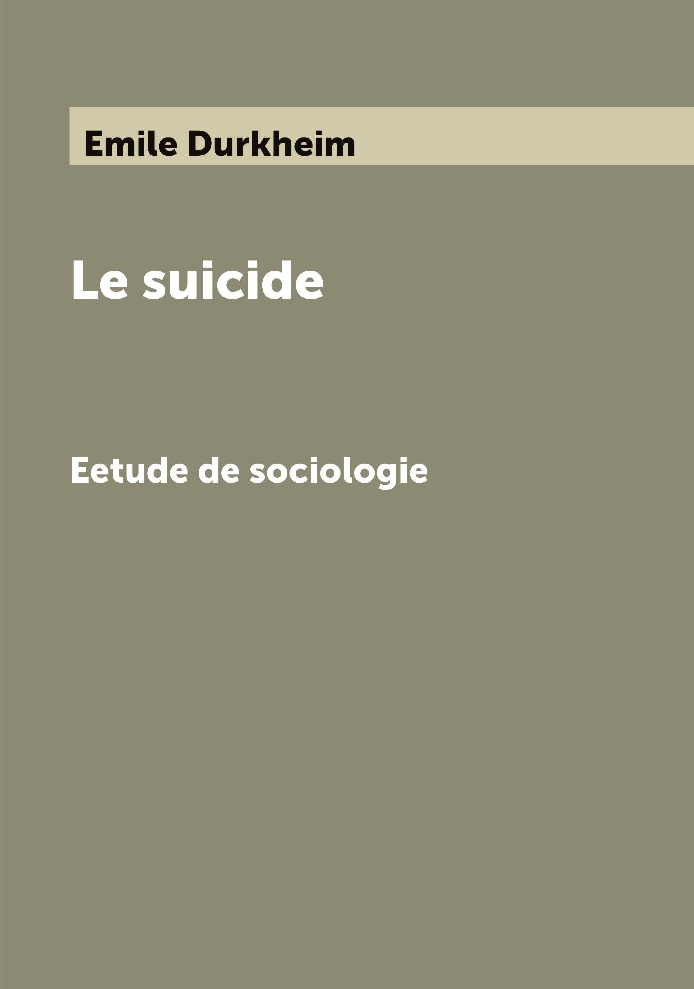 

Le suicide