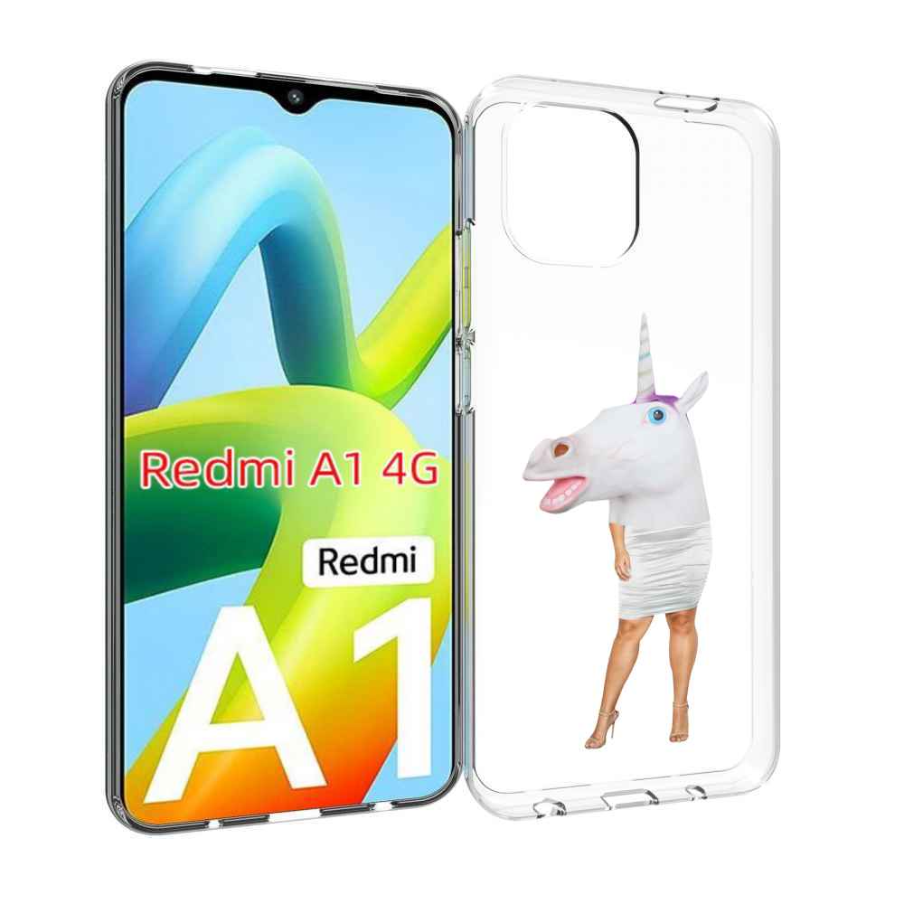 Чехол MyPads голова-единорога для Xiaomi Redmi A1