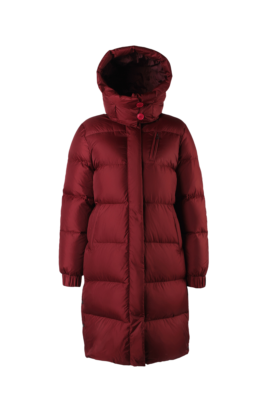 фото Пуховик женский baon b001545 бордовый l