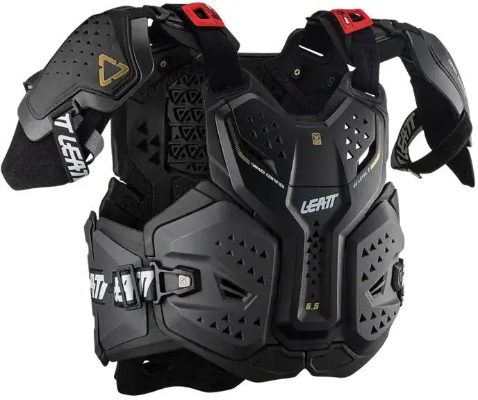 Мотозащита Черепаха LEATT Chest Protector 6.5 Pro мужская, Black 2023, размер XXL