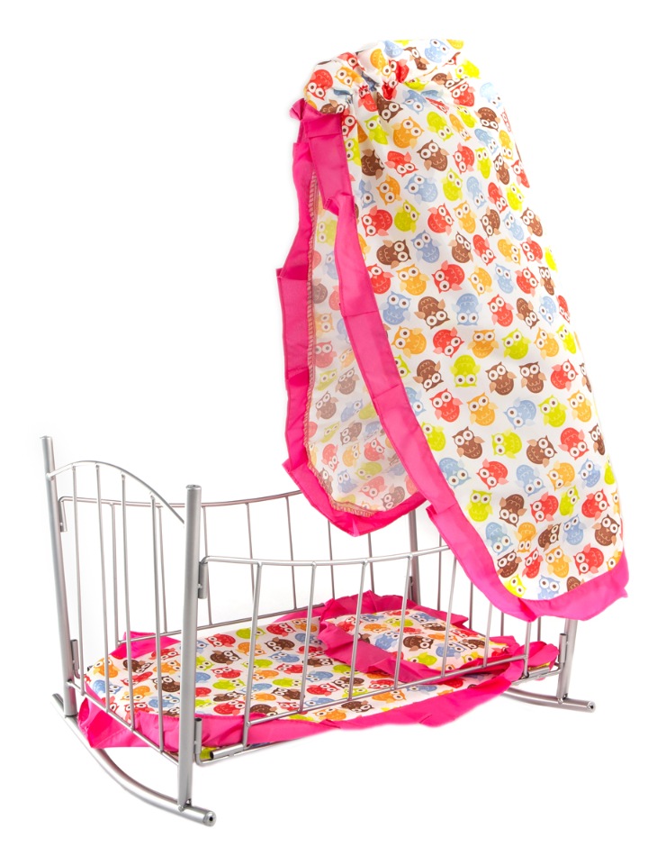 

Кроватка для кукол с балдахином 46*33*65 см Buggy Boom Loona, 8889B5