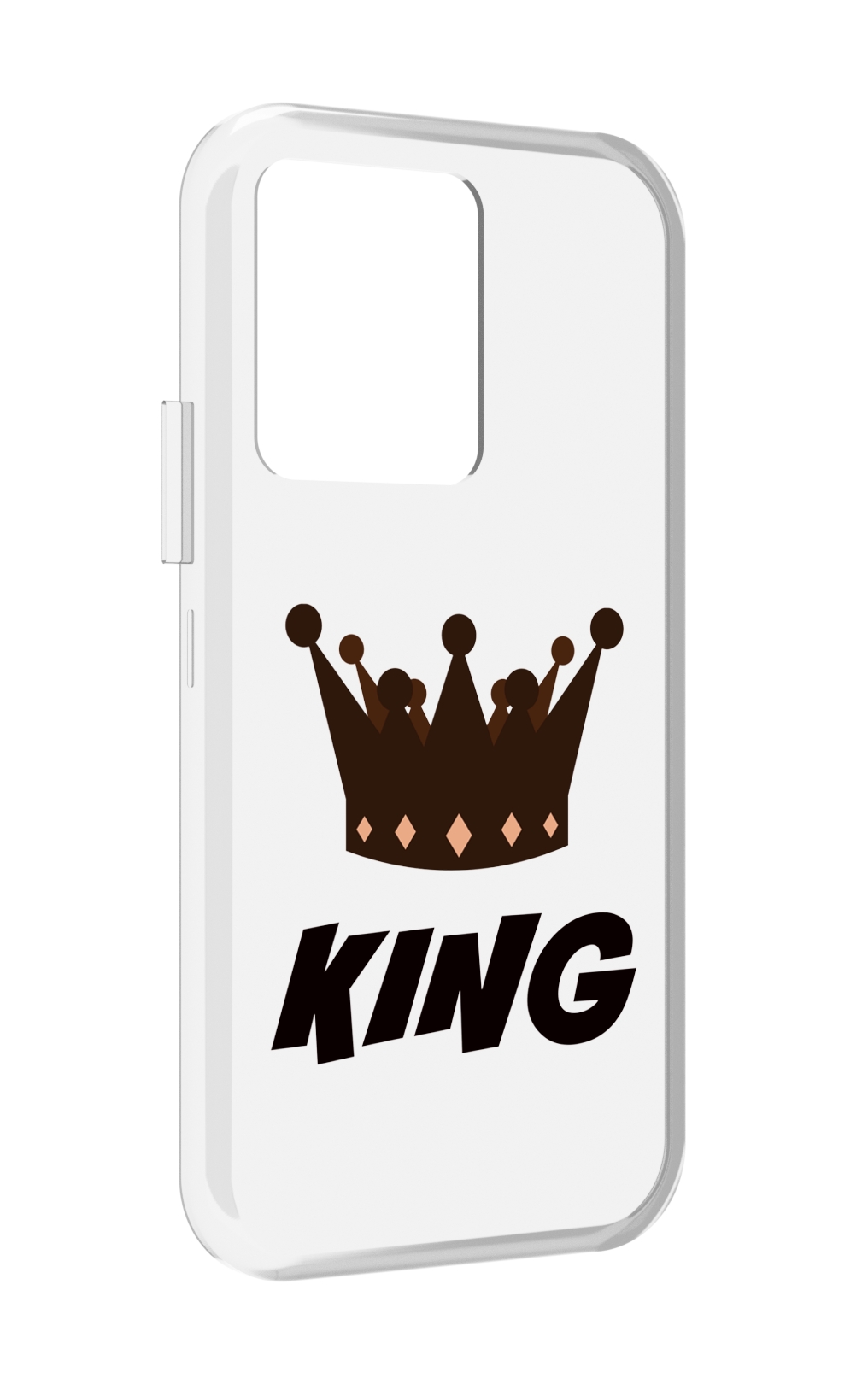 

Чехол MyPads корона-короля-черный для Vivo iQOO 10, Прозрачный, Tocco