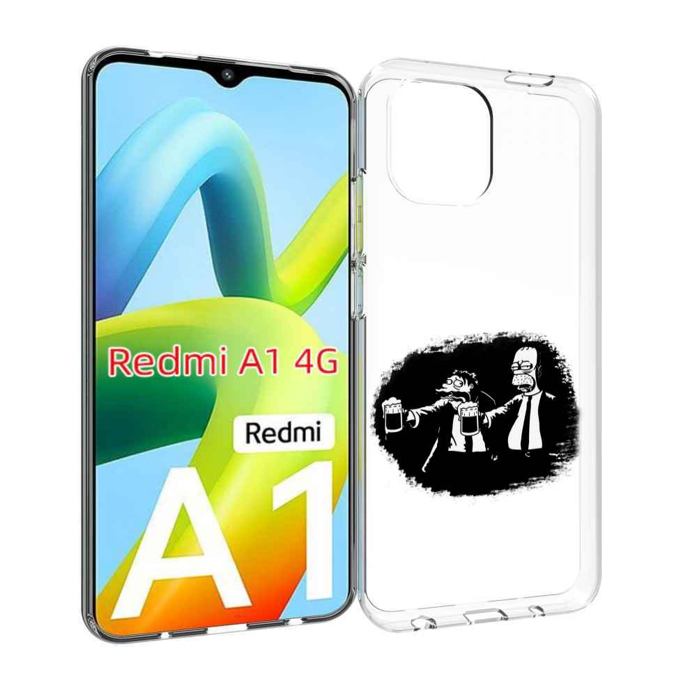 

Чехол MyPads гомер пьет для Xiaomi Redmi A1, Прозрачный, Tocco