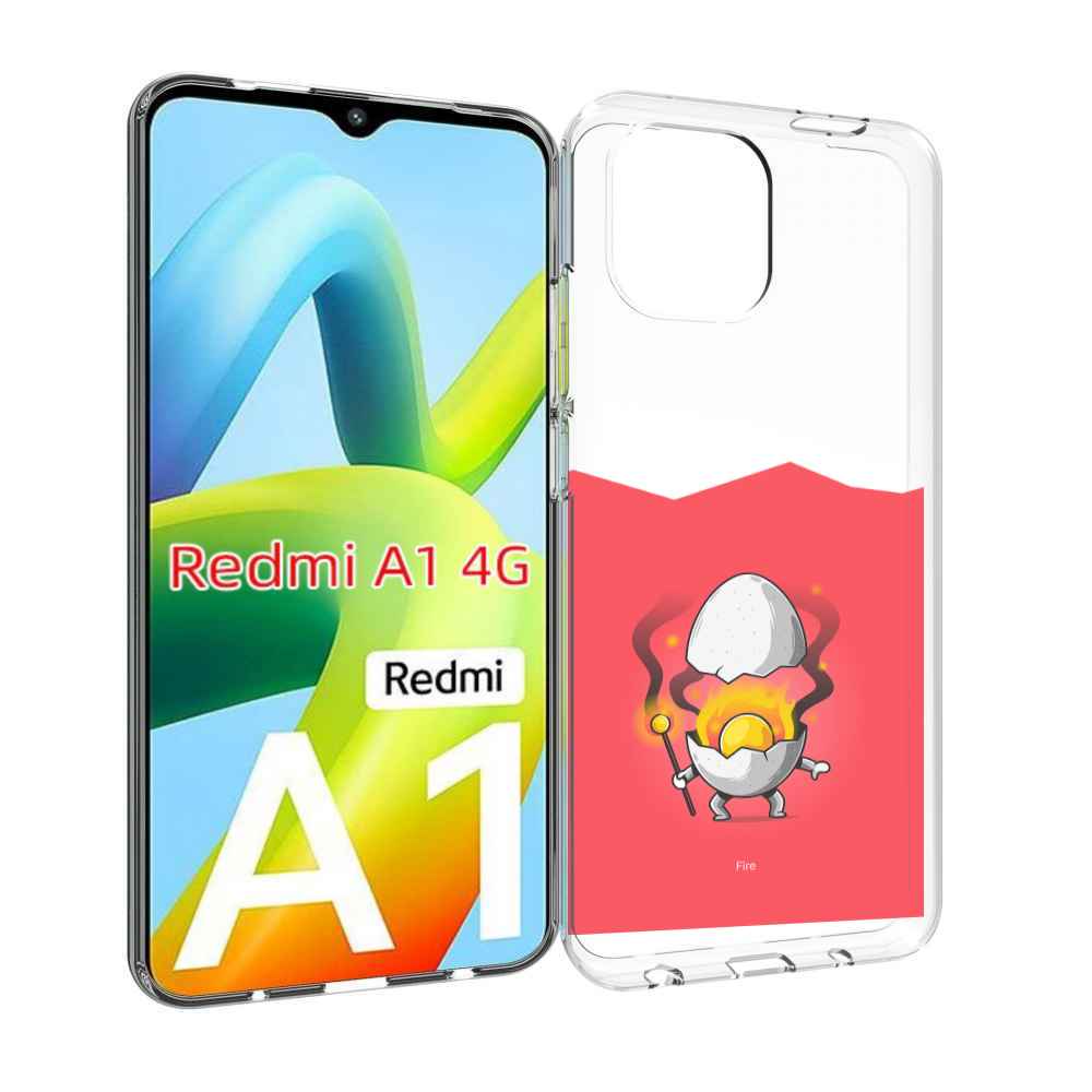 

Чехол MyPads горелое яйцо для Xiaomi Redmi A1, Прозрачный, Tocco