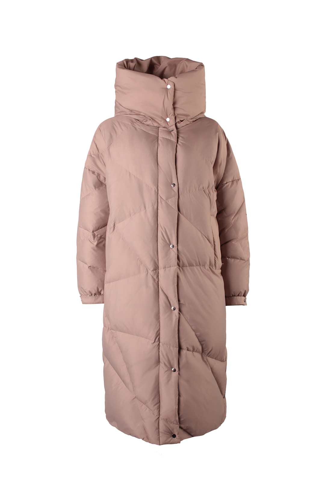 фото Пуховик-пальто женский baon b001554 коричневый s