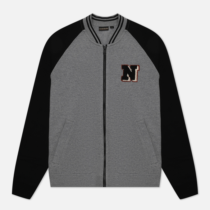 

Мужская толстовка Napapijri B-Quito Fullzip серый, Размер XXL, B-Quito Fullzip
