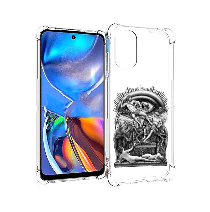 

Чехол MyPads оракул черно белый для Motorola Moto E32, Прозрачный, Tocco