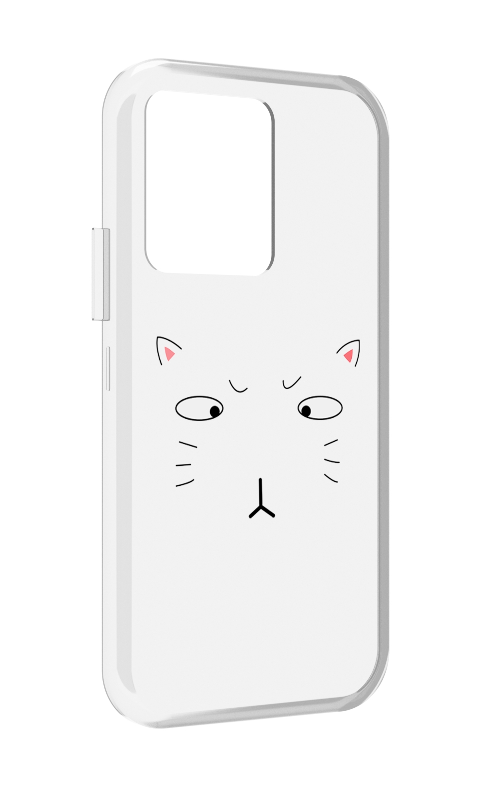 

Чехол MyPads кот-части-лица для Vivo iQOO 10, Прозрачный, Tocco