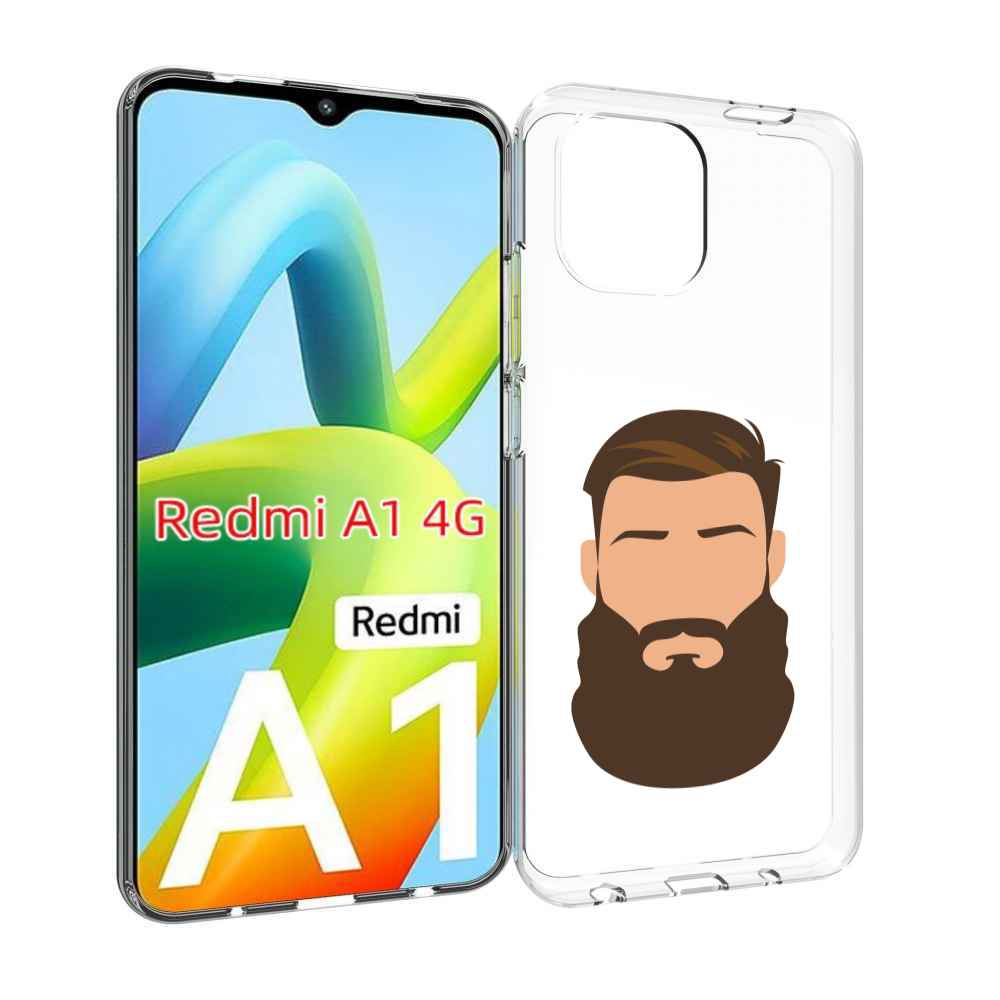 

Чехол MyPads густая-борода для Xiaomi Redmi A1, Прозрачный, Tocco
