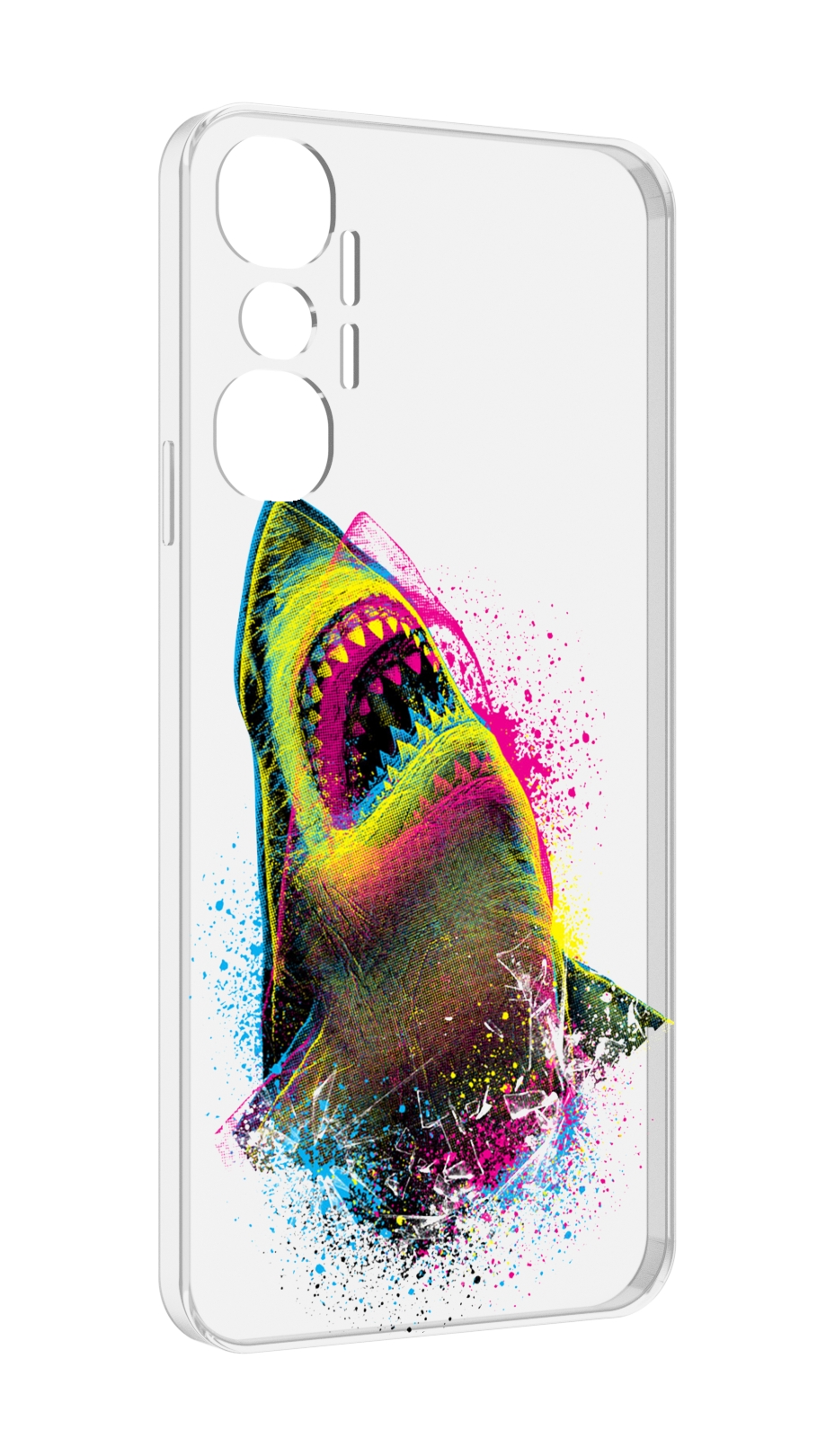 

Чехол MyPads челюсти-2 для Infinix Hot 20 4G, Прозрачный, Tocco
