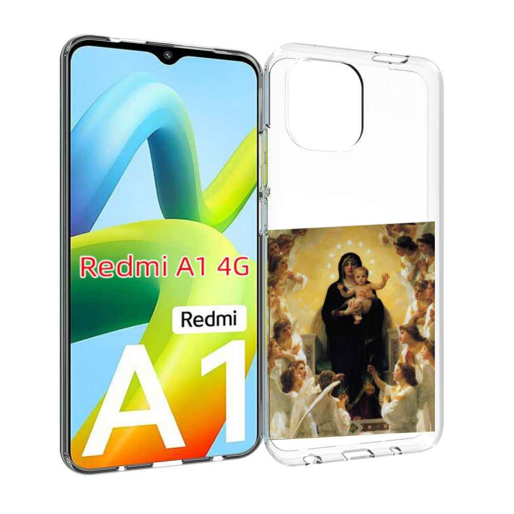 

Чехол MyPads дева-мария для Xiaomi Redmi A1, Прозрачный, Tocco