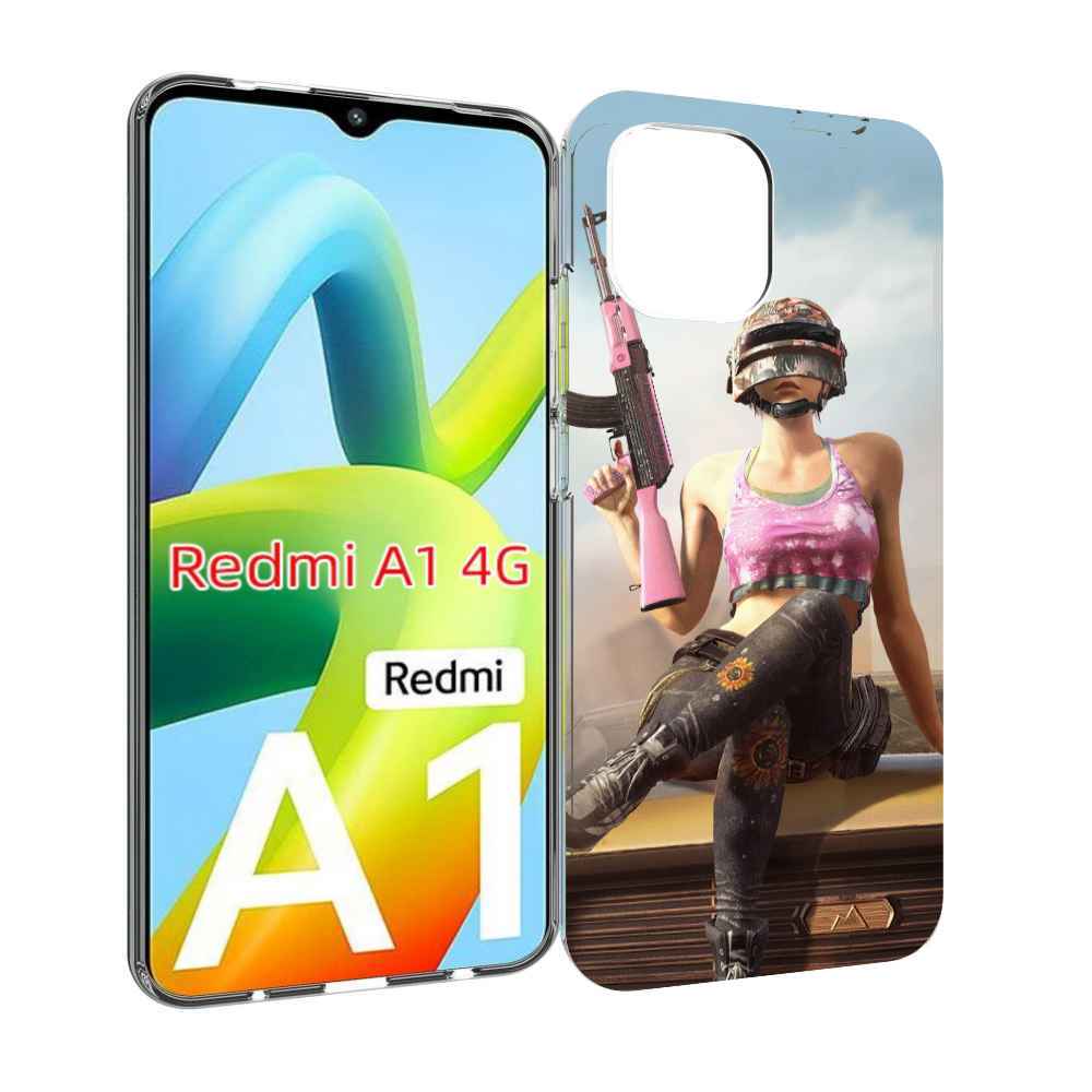 

Чехол MyPads девушка из PUBG для Xiaomi Redmi A1, Прозрачный, Tocco