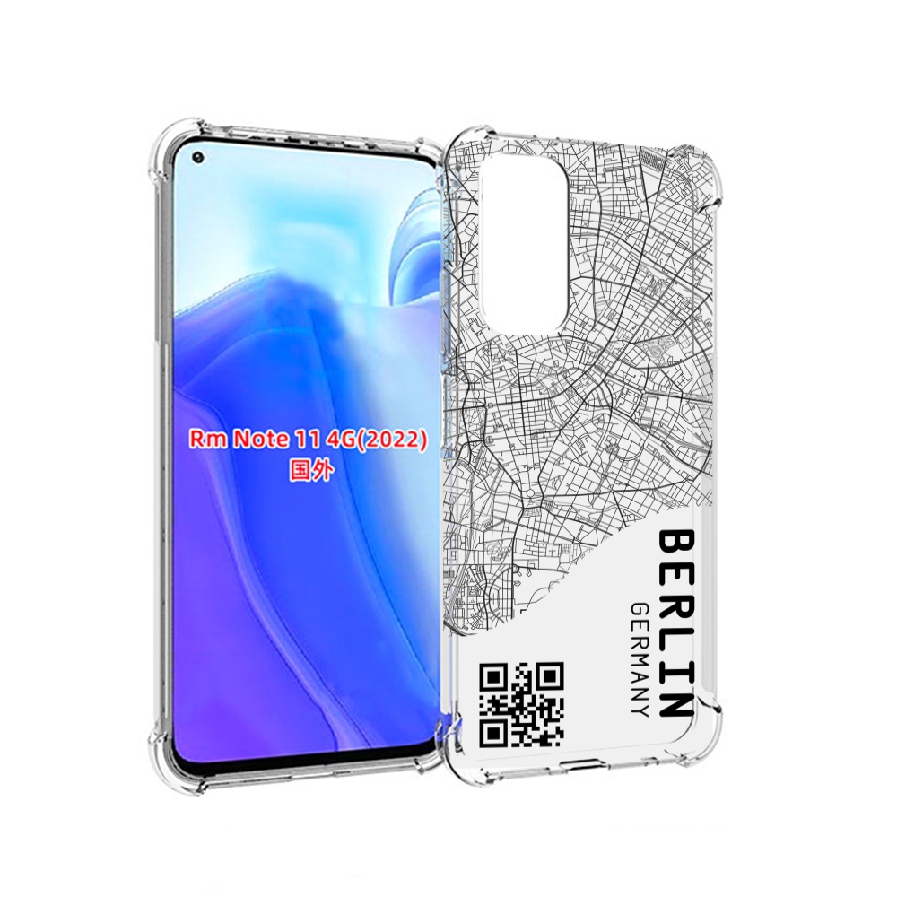 

Чехол MyPads схема-берлин для Xiaomi Redmi Note 11 4G ( Глобальная версия ), Tocco