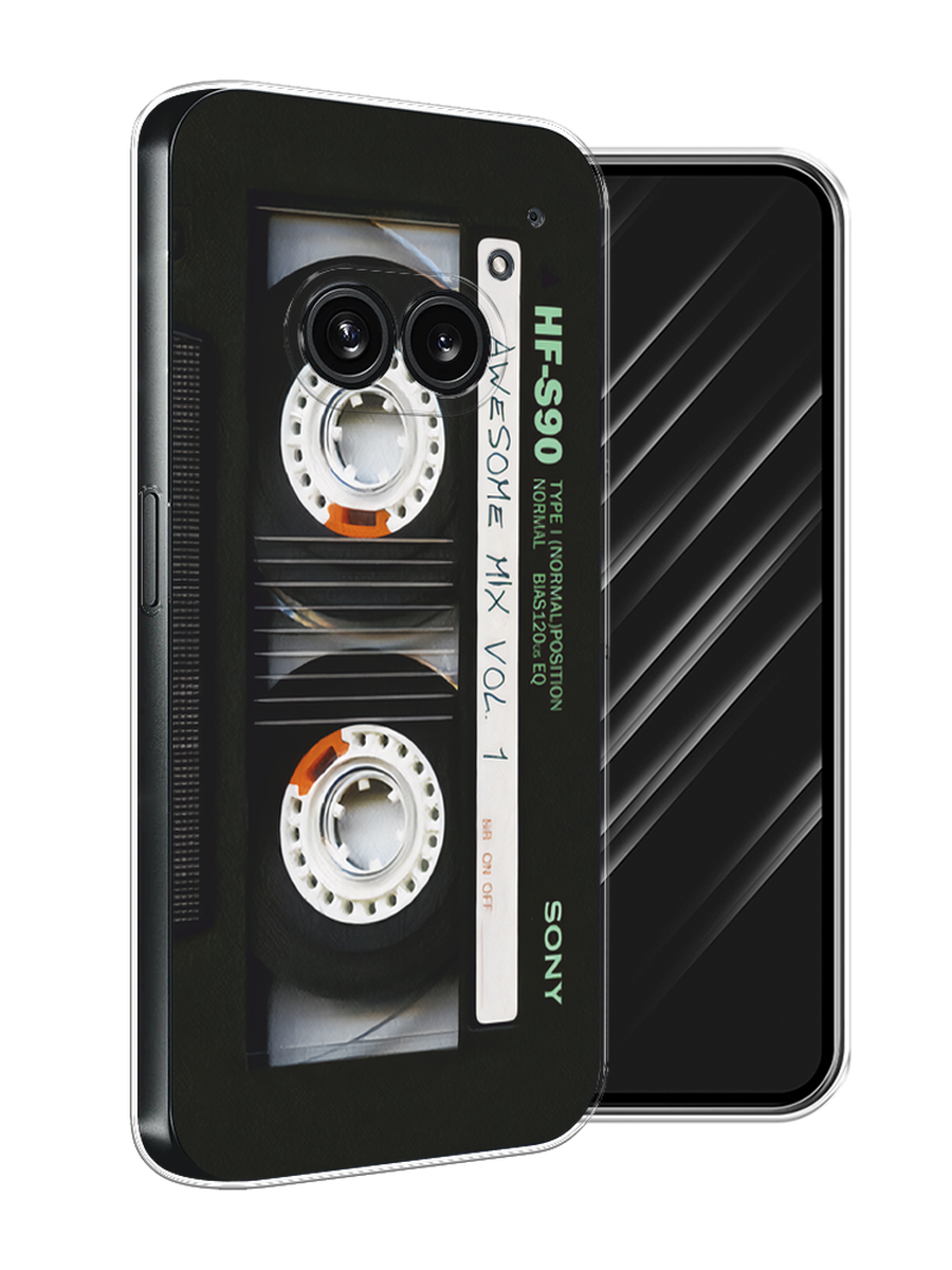 

Чехол Awog на Nothing Phone 2a "Кассета", Черный, 3300350-1