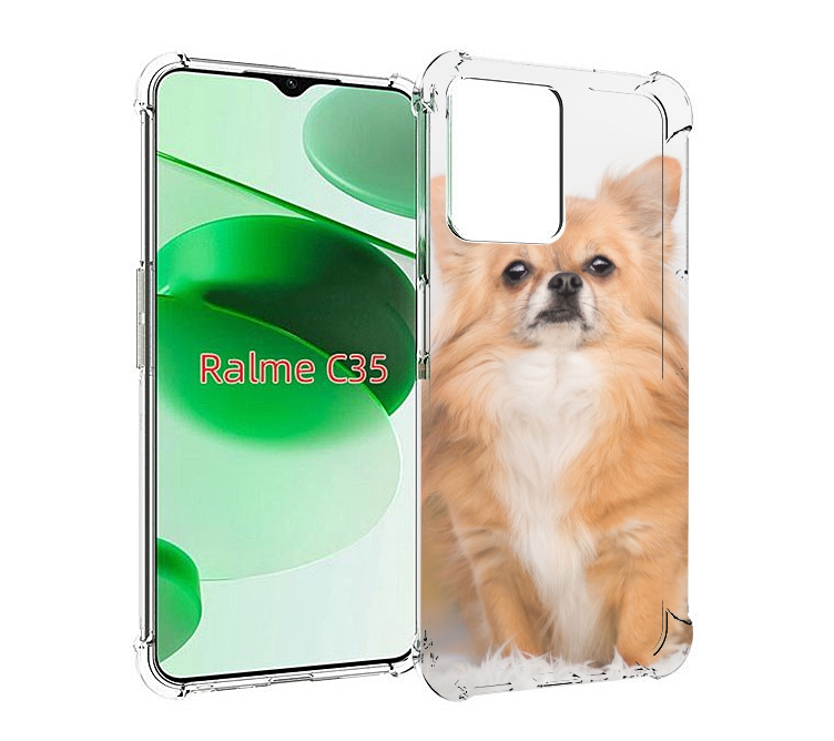 

Чехол MyPads чихуа хуа для Realme C35 / Narzo 50A Prime, Прозрачный, Tocco