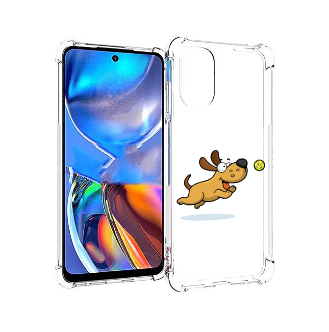 

Чехол MyPads пёсик для Motorola Moto E32, Прозрачный, Tocco