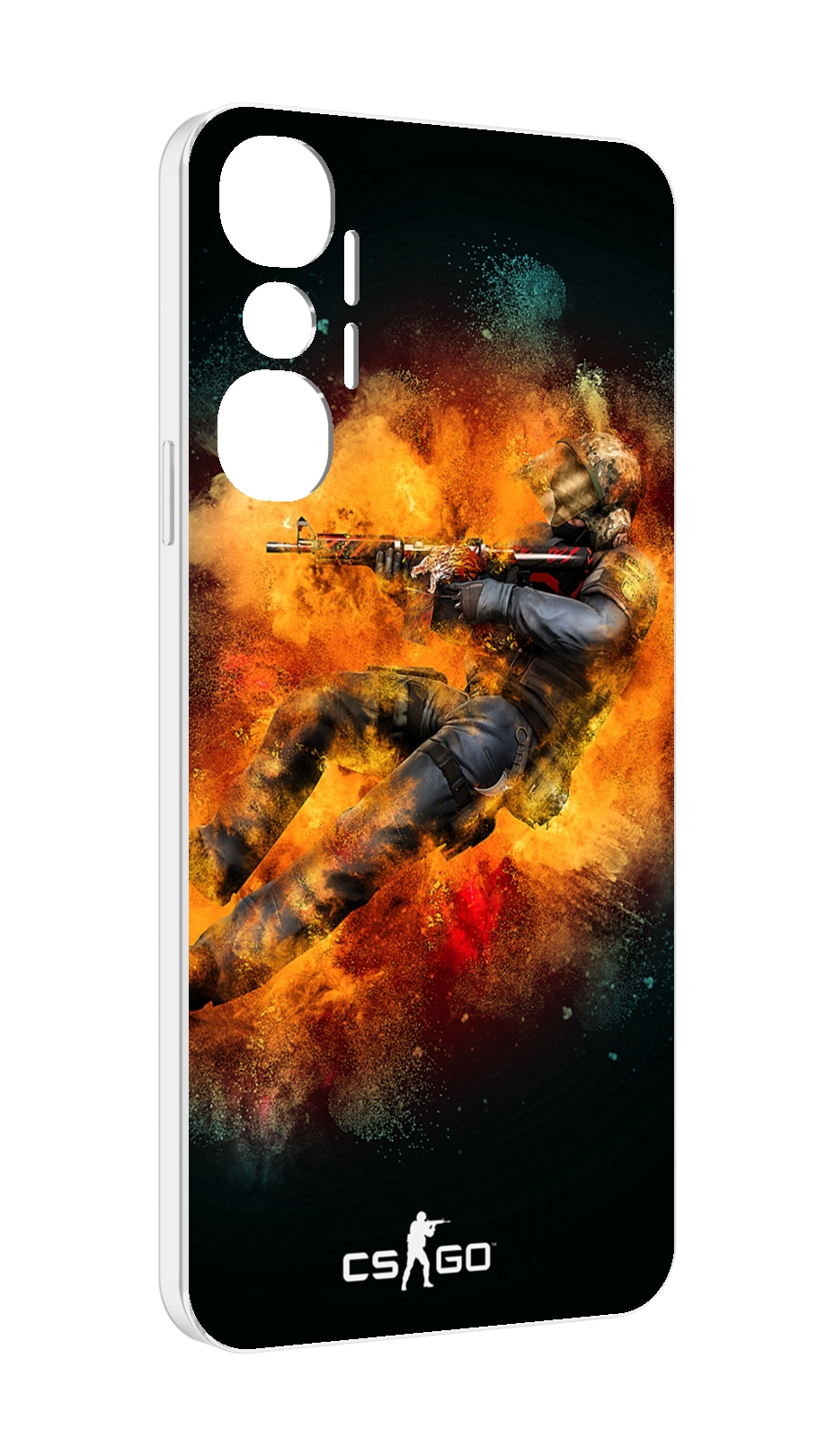 

Чехол MyPads CS-go Контр-террорист для Infinix Hot 20 4G, Прозрачный, Tocco
