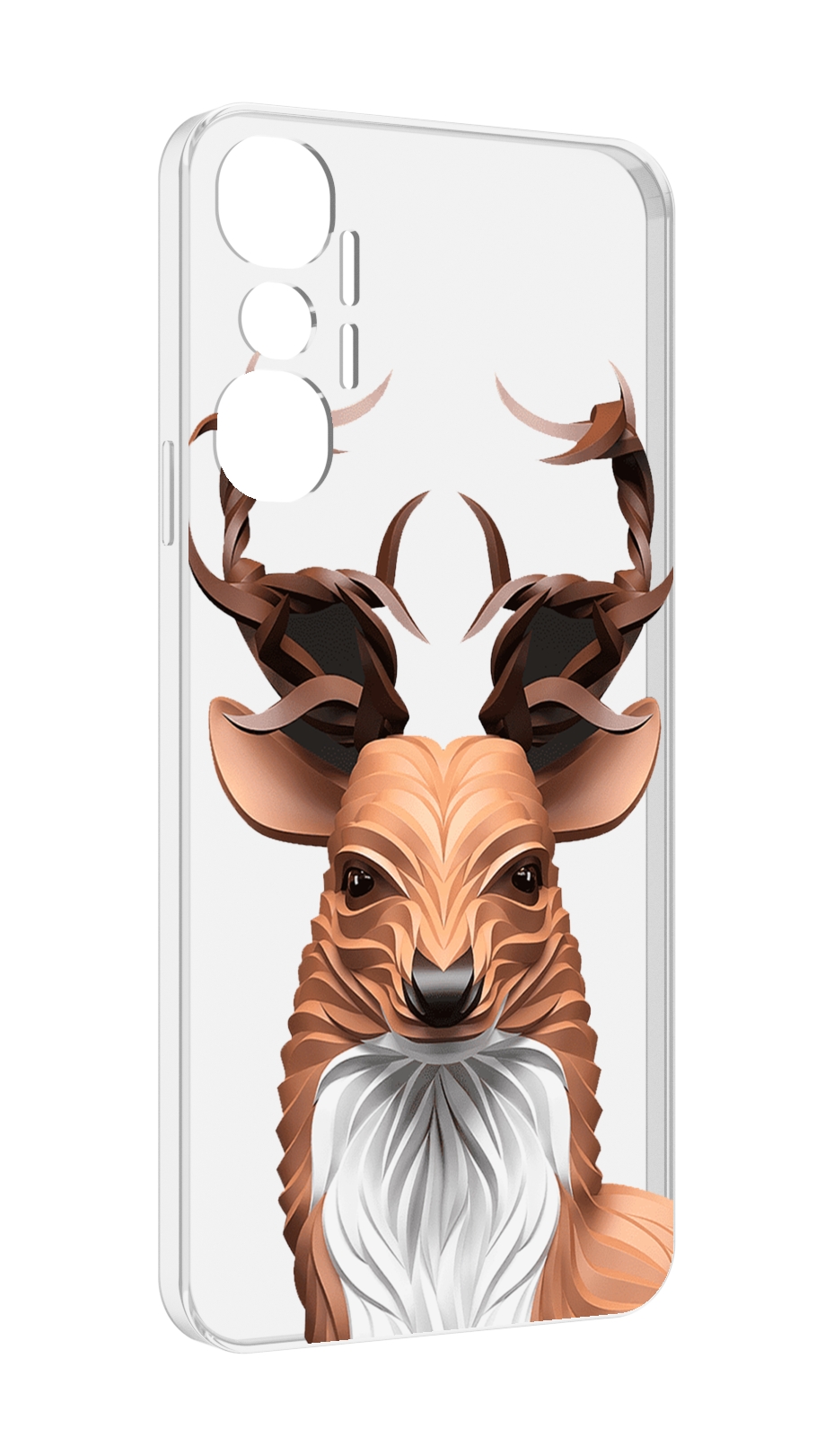 

Чехол MyPads 3D-олень для Infinix Hot 20 4G, Прозрачный, Tocco