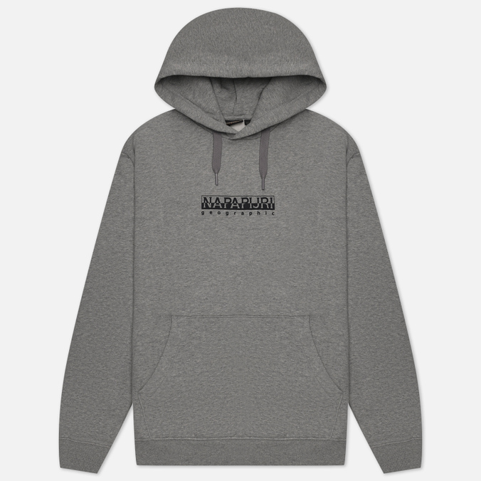 

Мужская толстовка Napapijri Box Hoodie Loose Fit серый, Размер M, Box Hoodie Loose Fit