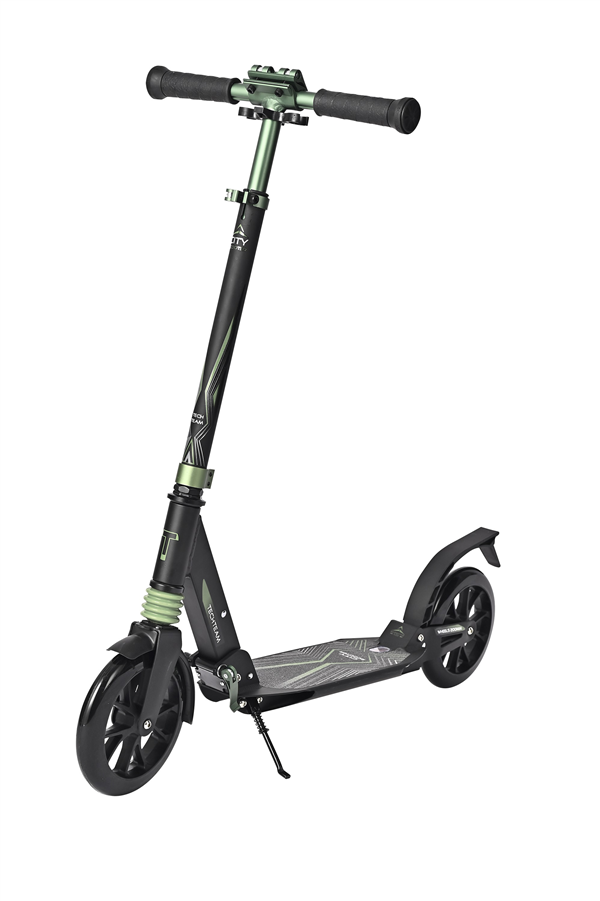 

Самокат ТТ City scooter green 1/2