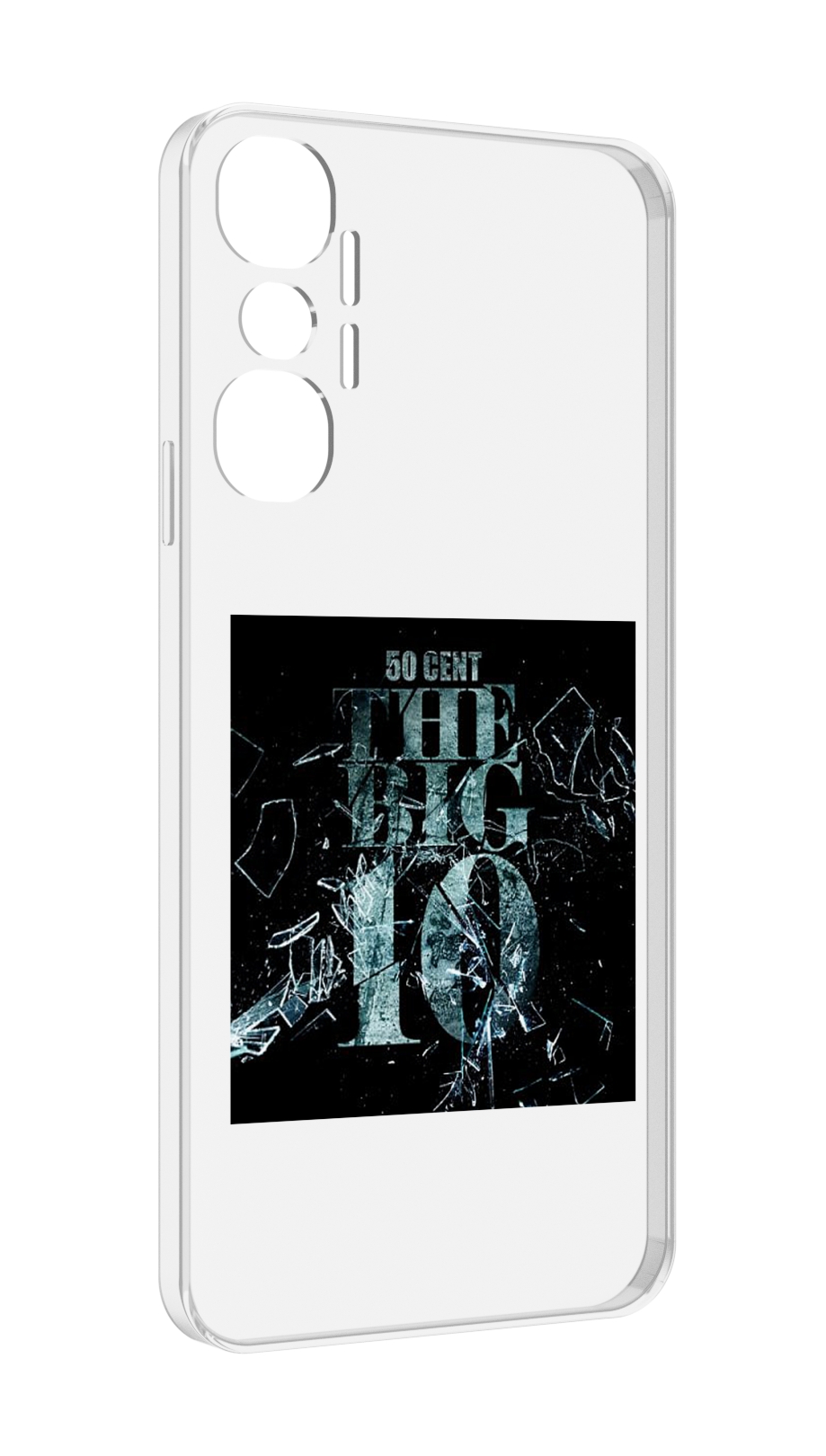 

Чехол MyPads 50 Cent - The Big 10 для Infinix Hot 20 4G, Прозрачный, Tocco