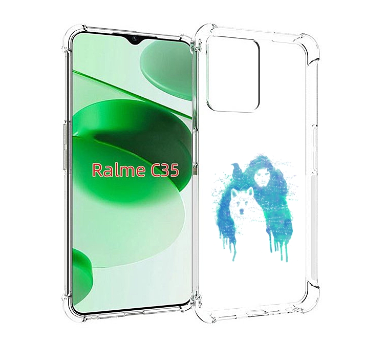 

Чехол MyPads джон сноу для Realme C35 / Narzo 50A Prime, Прозрачный, Tocco