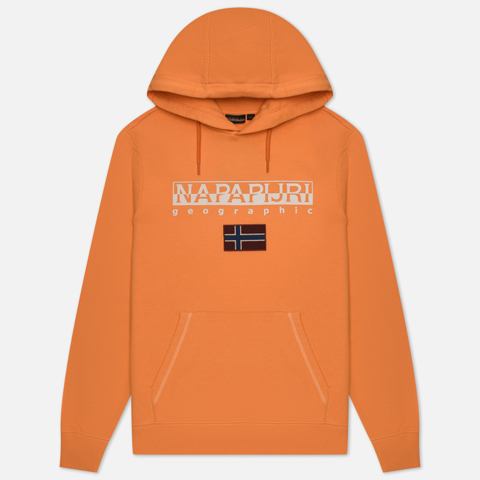 

Мужская толстовка Napapijri Ayas Hoodie оранжевый, Размер L, Ayas Hoodie