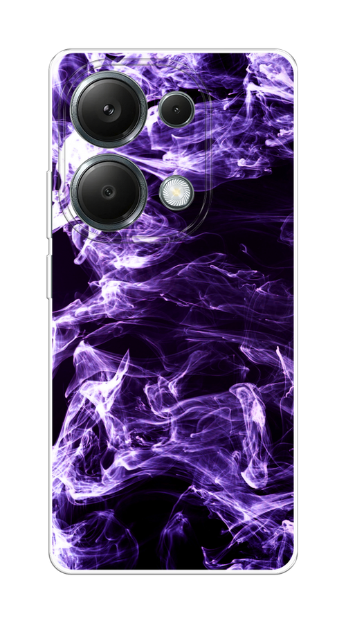 

Чехол на Poco M6 Pro 4G "Фиолетовый дым", Фиолетовый;белый;черный, 321750-1