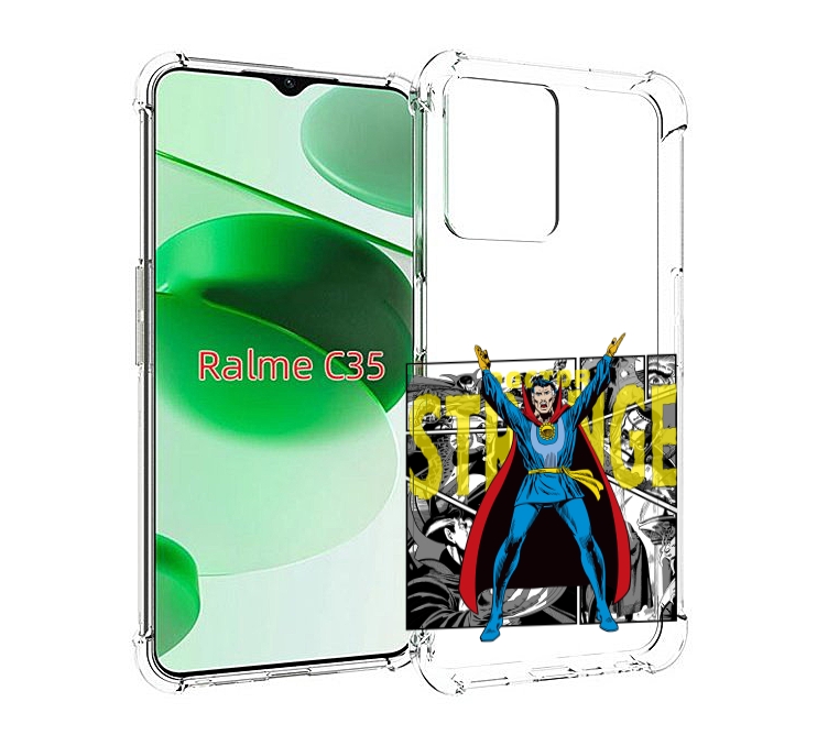 

Чехол MyPads доктор стренж комикс для Realme C35 / Narzo 50A Prime, Прозрачный, Tocco