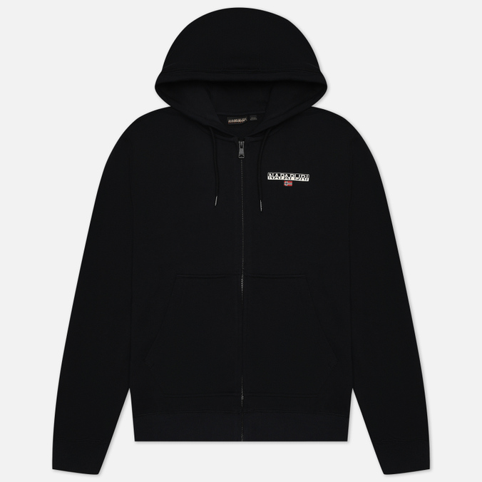 

Мужская толстовка Napapijri Ice Zip Hoodie чёрный, Размер XL, Черный, Ice Zip Hoodie