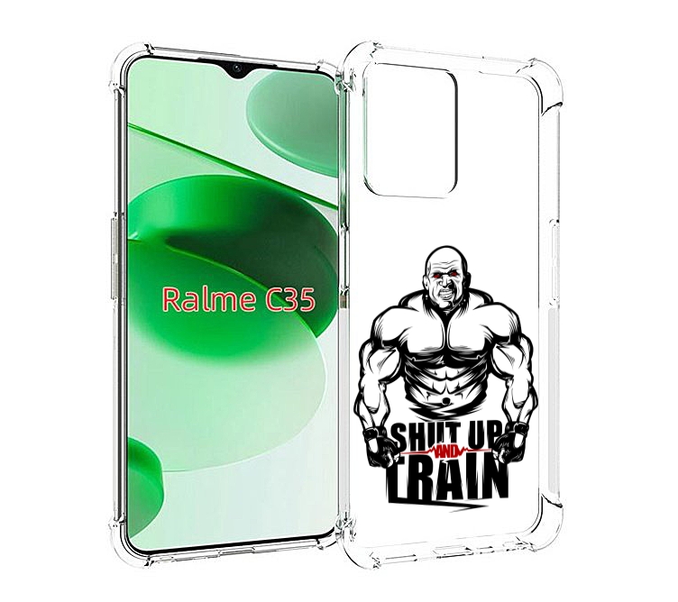 

Чехол MyPads здоровое тело для Realme C35 / Narzo 50A Prime, Прозрачный, Tocco