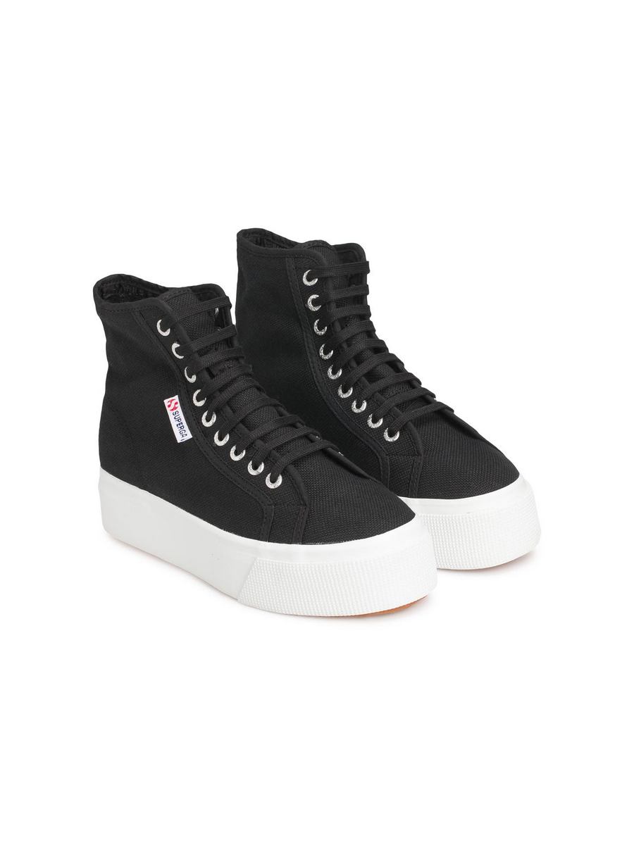 

Кеды женские Superga 1394385 черные 37 EU, Черный, 001394385