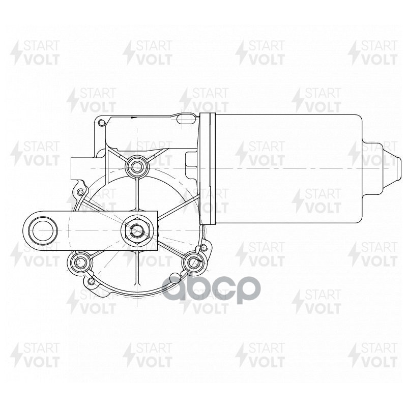 Моторедуктор Стеклооч. Для А/М Mercedes-Benz C W203 (00-) (Перед.) (Vwf 1510) STARTVOLT ар