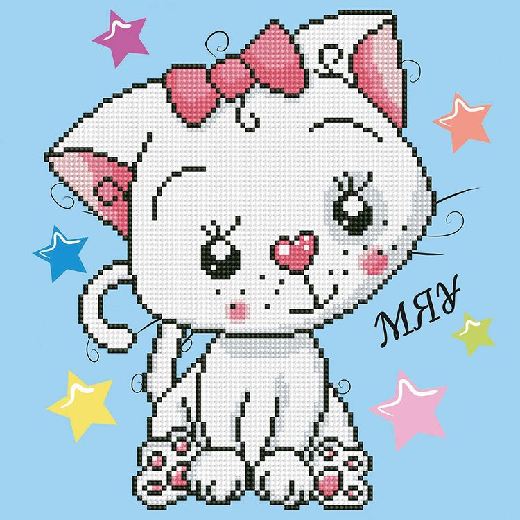 

Алмазная вышивка Фрея «Мяу!»