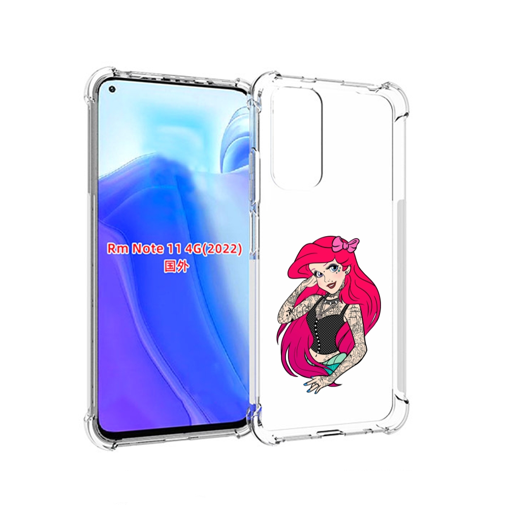 

Чехол MyPads татуированная-принцесса женский для Xiaomi Redmi Note 11 4G ( Глобальная в, Tocco