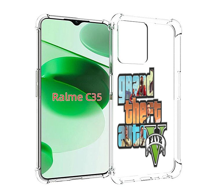 

Чехол MyPads игра гта для Realme C35 / Narzo 50A Prime, Прозрачный, Tocco