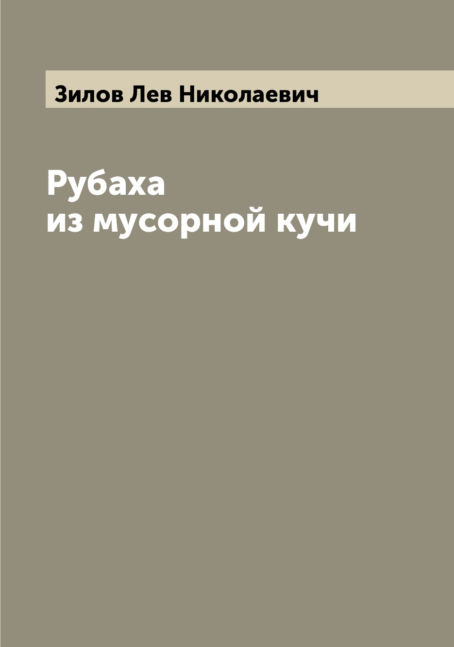 

Рубаха из мусорной кучи