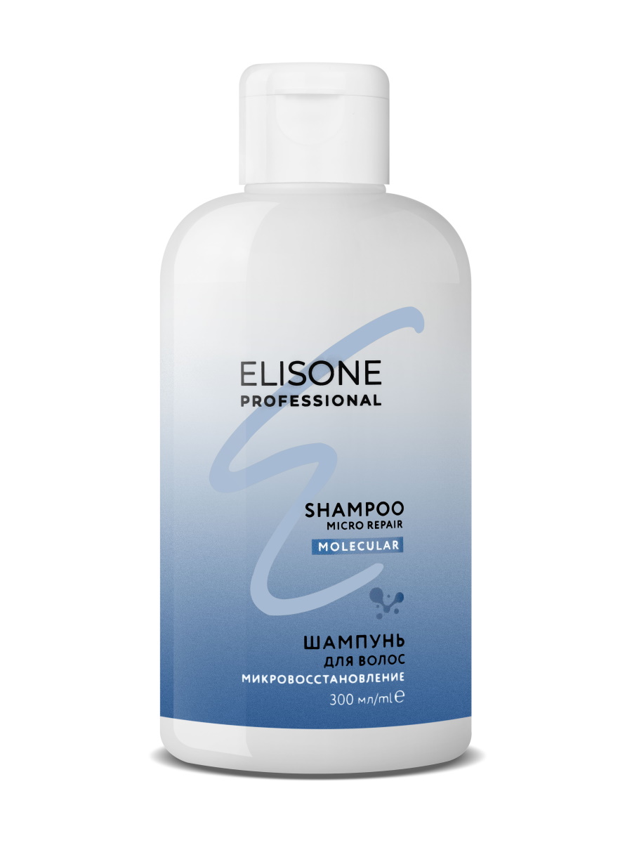 Шампунь для волос Elisone Professional Molecular микровосстановление 300 мл